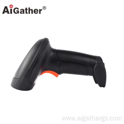 Handheld Wire Barcode Scanner 1D/2D QR Reader